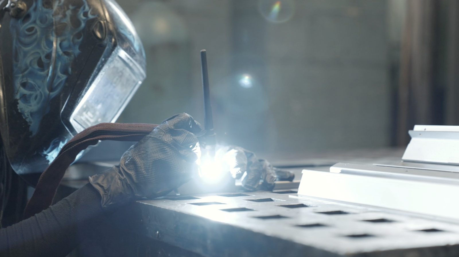 Welding at Bridge Metal Industries